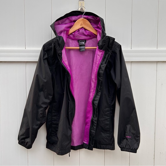 The North Face Hyvent Hooded Windbreaker | Girls XL Size 18 - Picture 2 of 11